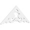 Ekena Millwork Pitch Preston Architectural Grade PVC Gable Pediment, 36"W x 15"H x 1"P (10/12) GPP036X015X100PRE - alternate 1